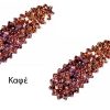 products 1 Star coarse grained Glitter Hair Clip Bronze imagelarge