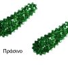 products 1 Star coarse grained Glitter Hair Clip Green imagelarge