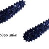 products 1 Star coarse grained Glitter Hair Clip Midnight Blue imagelarge