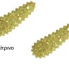products 1 Star coarse grained Glitter Hair Clip Yellow imagelarge