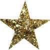 products STARLIGHT coarse grained glitter hair clip Gold imagelarge