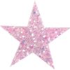 products STARLIGHT coarse grained glitter hair clip Light Pink imagelarge