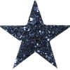 products STARLIGHT coarse grained glitter hair clip Midnight Blue imagelarge