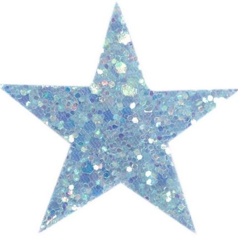 products STARLIGHT coarse grained glitter hair clip Sky Blue imagelarge