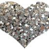 products Star Heart Hair Clip Silver imagelarge