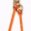 products Glitter Orange miniclubs key ring imagelarge