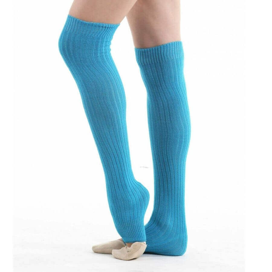 products leg warmers sky blue