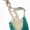 products Glitter chic emerald mini half shoe key ring imagelarge