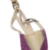 products Glitter chic lilac mini half shoe key ring imagelarge