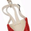 products Glitter chic red mini half shoe key ring imagelarge