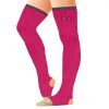 products Colored Edge Leg Covers Chacott RaspberryxBlack 301301 0007 98 109 0