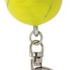 products Glitter yellow silver miniball key ring imagelarge