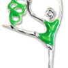 products Hilary pin with green ribbon imagelarge