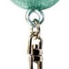 products Mini ball key ring Glitter Aqua Green imagelarge