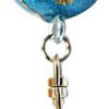 products Mini ball key ring Metallic Light Blue Gold imagelarge