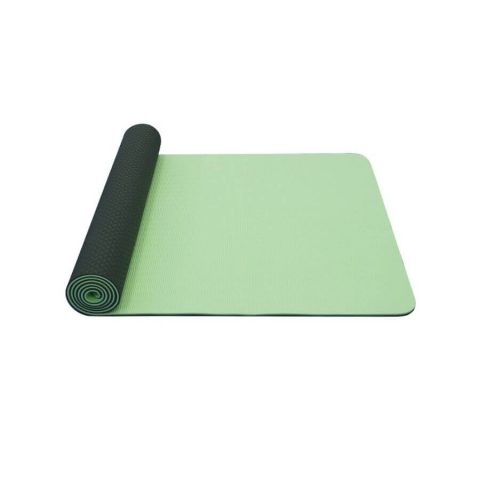 products yoga mat double layer green grey